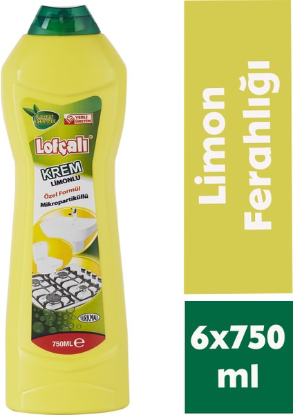 Limonlu Krem 750 ML x 6 Adet