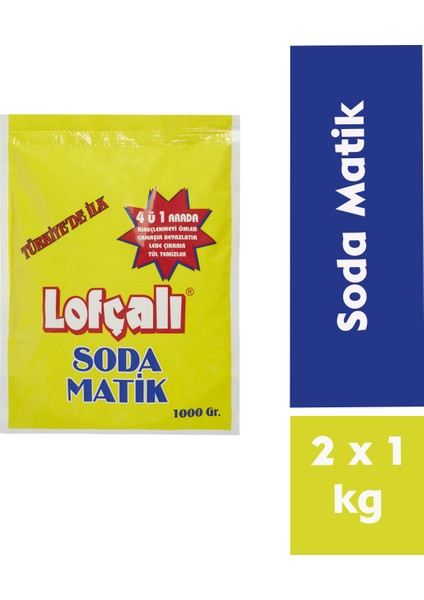 Sodamatik 1 kg x 2 Adet