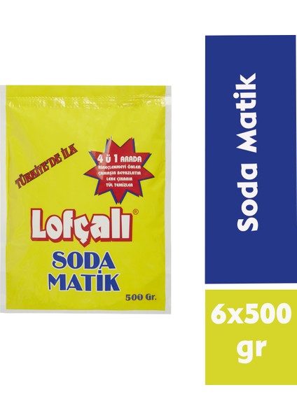 Sodamatik 500 G x 6 Adet