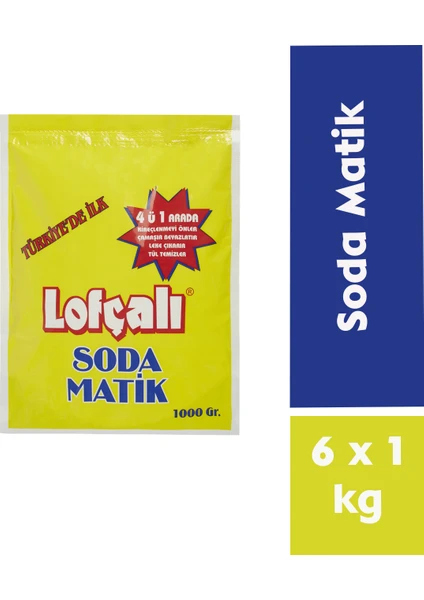 Sodamatik 1 kg x 6 Adet