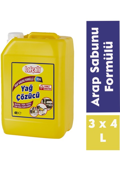 Yağ Çözücü 4L x3