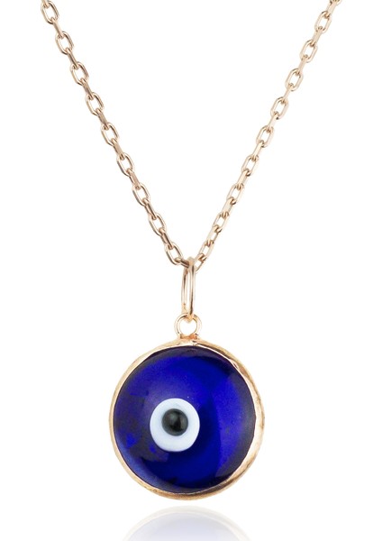 Lacivert Göz Kolye Rose