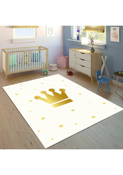 Taçlı 100 x 150 cm Bİ01 Çocuk Odası Halısı