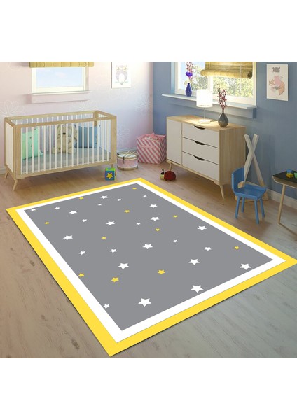 Yıldızlı 100 x 150 cm Bİ10 Çocuk Odası Halısı