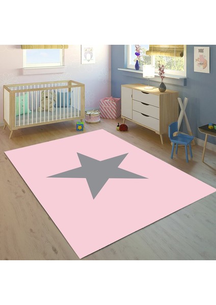 Yıldızlı 100 x 150 cm Bİ104 Çocuk Odası Halısı
