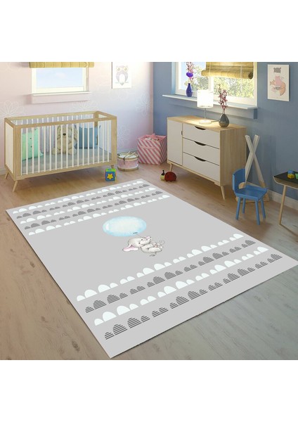 Sevimli Fil 100 x 150 cm Bİ105 Çocuk Odası Halısı