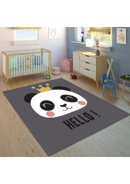 Sevimli Panda 100 x 150 cm Bİ116 Çocuk Odası Halısı
