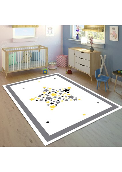 Yıldızlı 100 x 150 cm Bİ13 Çocuk Odası Halısı