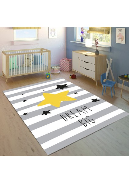 Yıldızlı 100 x 150 cm Bİ17 Çocuk Odası Halısı