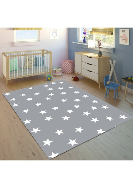 Yıldızlı 100 x 150 cm Bİ38 Çocuk Odası Halısı