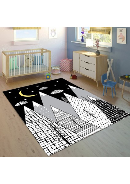 Dağ 100 x 150 cm Bİ53 Çocuk Odası Halısı