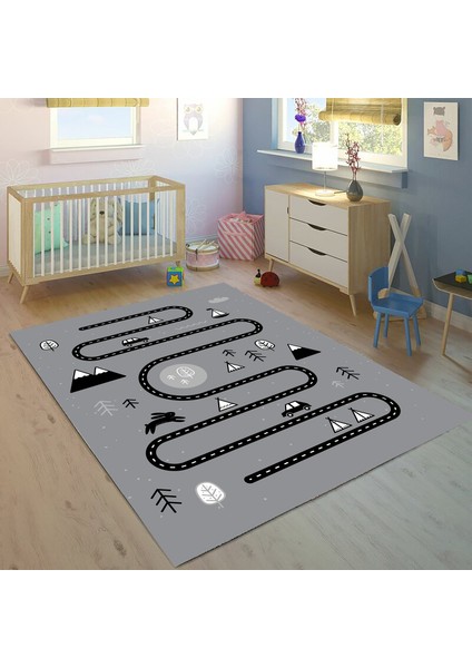 Oyun Eğitici 100 x 150 cm Bİ62 Çocuk Odası Halısı