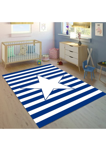 Yıldızlı 100 x 150 cm Bİ73 Çocuk Odası Halısı