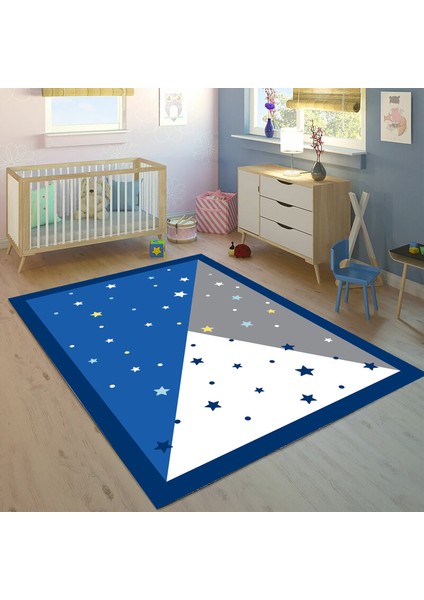 Yıldızlı 100 x 150 cm Bİ80 Çocuk Odası Halısı