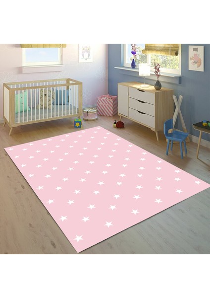 Yıldızlı 100 x 150 cm Bİ82 Çocuk Odası Halısı