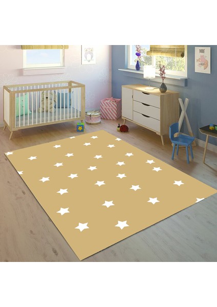 Yıldızlı 100 x 150 cm Bİ86 Çocuk Odası Halısı