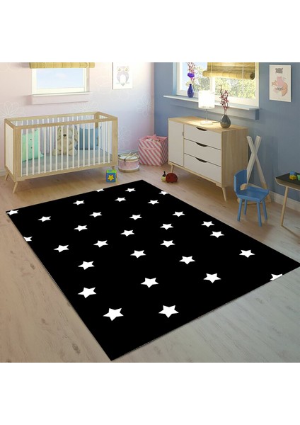Yıldızlı 100 x 150 cm Bİ87 Çocuk Odası Halısı