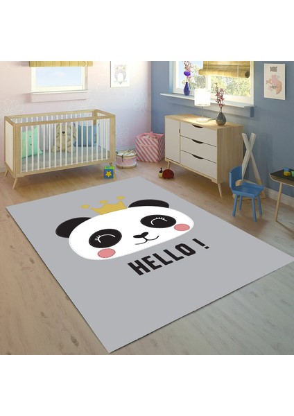 Sevimli Panda 100 x 150 cm Bİ94 Çocuk Odası Halısı
