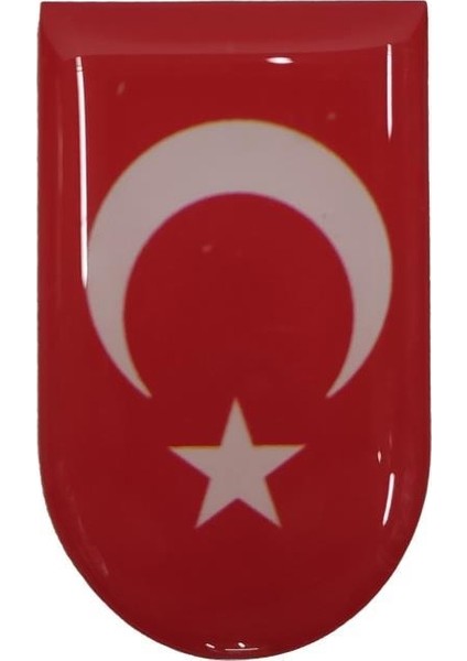 Desenli Şarjör Sticker Türk Bayrağı