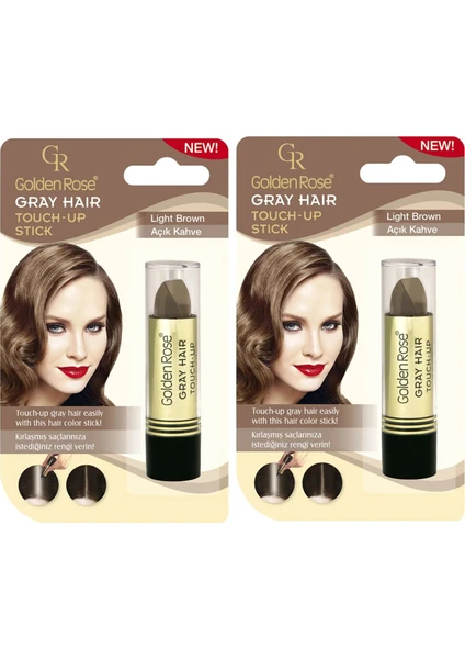 Golden Rose Gray Hair Açık Kahve Saç Kapatıcı No :06 2 Adet