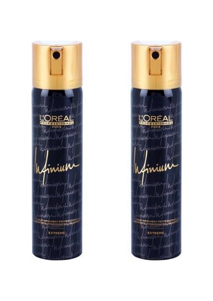 Loreal Professionnel Infinium Extreme Saç Şekillendirici Sprey 2 x 75 ml