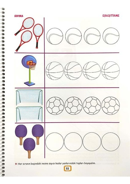 Okul Öncesi Matematik Kitabı 2 - 4 Yaş fırsatları