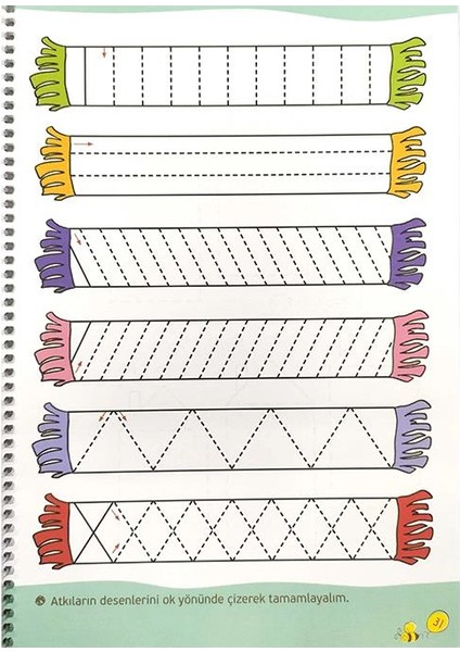 Eğiten Çizgiler Kitabı - 4 Yaş fırsatları