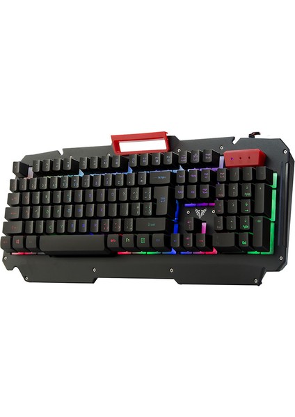 KB-R800 Metafor RGB Q Metal Yüzey Oyuncu Klavye