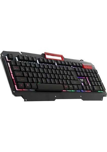 KB-R800 Metafor RGB Q Metal Yüzey Oyuncu Klavye