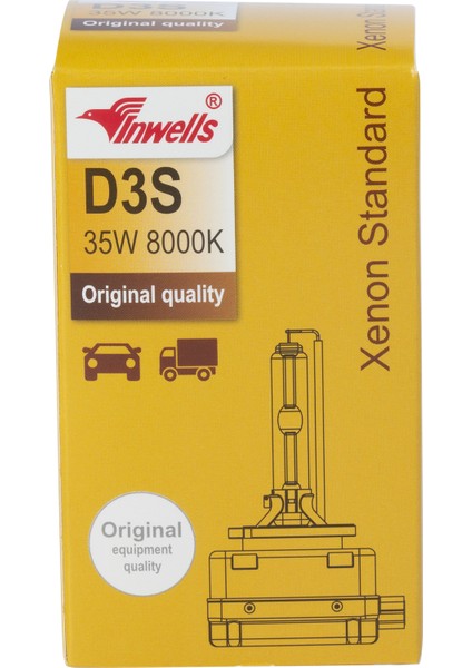 Xenon (Zenon) Ampulü D3S 8000K Deli Mavi fiyatları