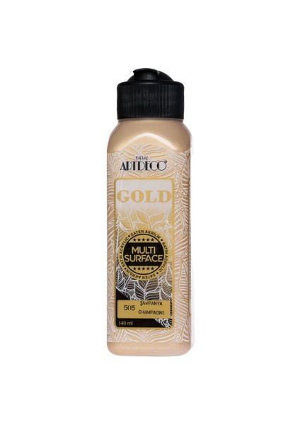 Gold Metalik Akrilik Boya 140 ml Şampanya