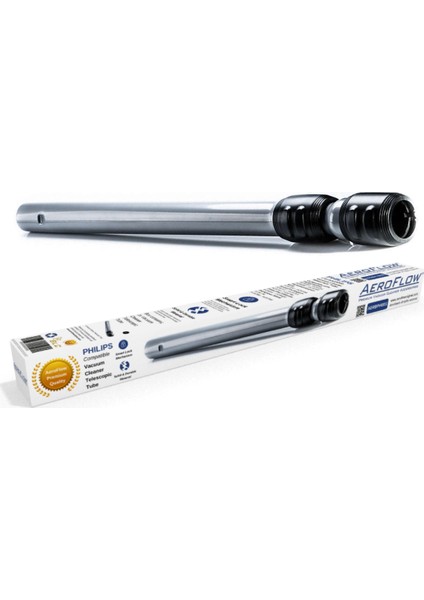 Philips FC 9912 Marathon Ultimate Uyumlu Çelik Süpürge Borusu (AeroFlow Türkiye Garantili)