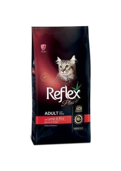 Plus Kuzu Etli Yetişkin Kedi Maması 1,5 kg