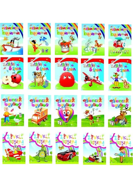 Ince Boyama - 20 Kitap