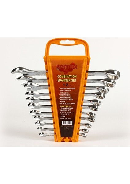 Kombine Anahtar Seti 12'li