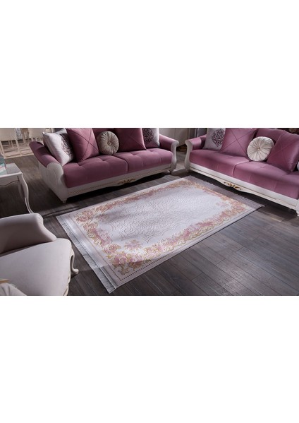 Prestige 3962 P20 Pembe Makina Halısı 150 x 230 cm