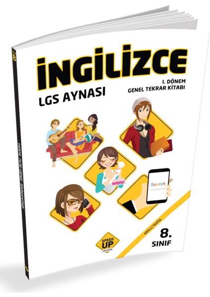 8. Sınıf İngilizce LGS Aynası 1. Dönem Genel Tekrar Kitabı