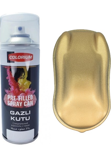 Plasti Dip 400 ml Sökülebilir Kauçuk Gold Altın Sprey Boya Plastidip