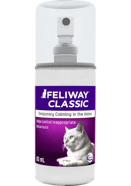 Classic Kediler için Sakinleştirici Sprey 60 ml