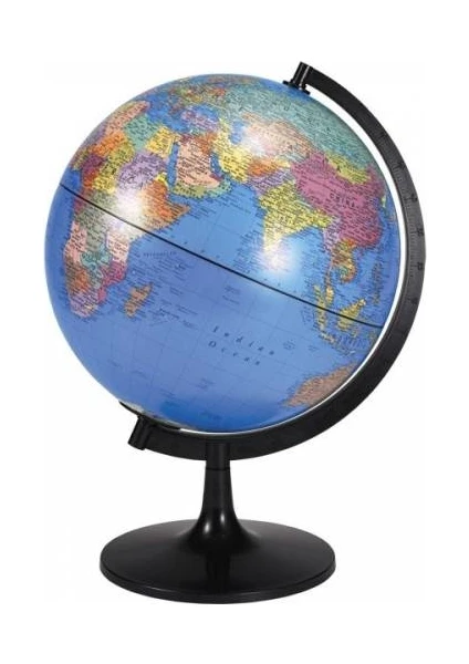 Mini Globe Küre Siyasi Harita 16 cm