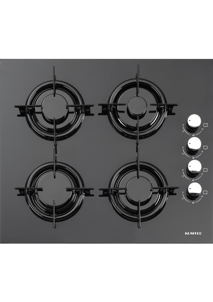 Kristal Plus Siyah Cam Ankastre (A6-SF2 Fırın + 40 TAHDF Ocak + DA-6 835 Davlumbaz)