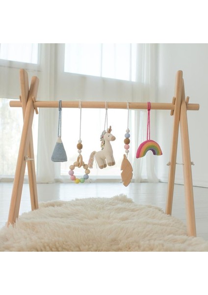 Ahşap Bebek Egzersiz Aleti Oyun Alanı modelleri