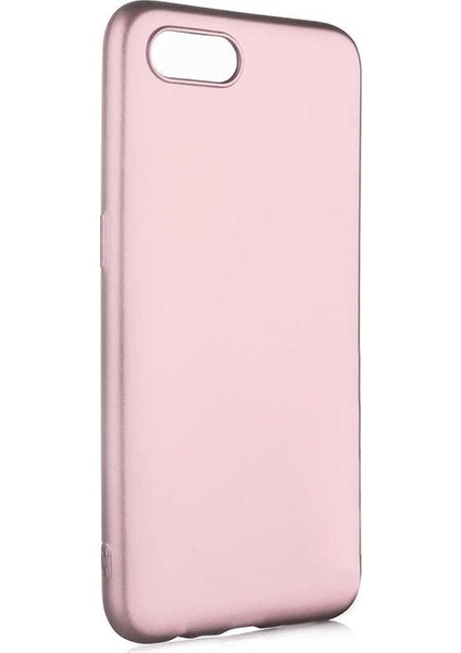 Realme C2 Kılıf Premier Silikon Esnek Koruma + Nano Glass - Bronz