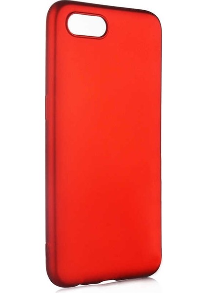 Realme C2 Kılıf Premier Silikon Esnek Koruma + Nano Glass - Kırmızı
