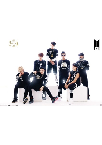Bts Black And White Maxi Poster