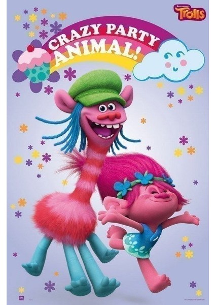 Trolls Crazy Parti Animals Maxi Poster