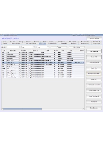 Otel Yönetimi Pro Otel Yazılımı