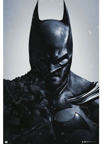 Arkham Batman Face Maxi Poster