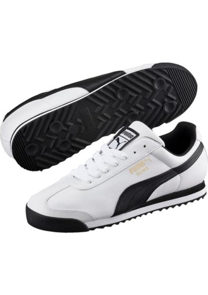 Roma Basic White-Black Unisex Beyaz Sneaker 35357204