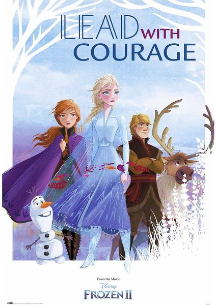 Frozen 2 Lead With Courage Maxi Poster